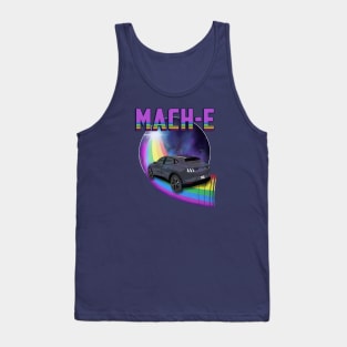 Mach-E Rides the Rainbow Galaxy in Carbonized Grey Tank Top